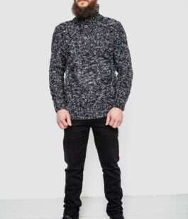 Свитер мужской, цвет черный, 214R10323