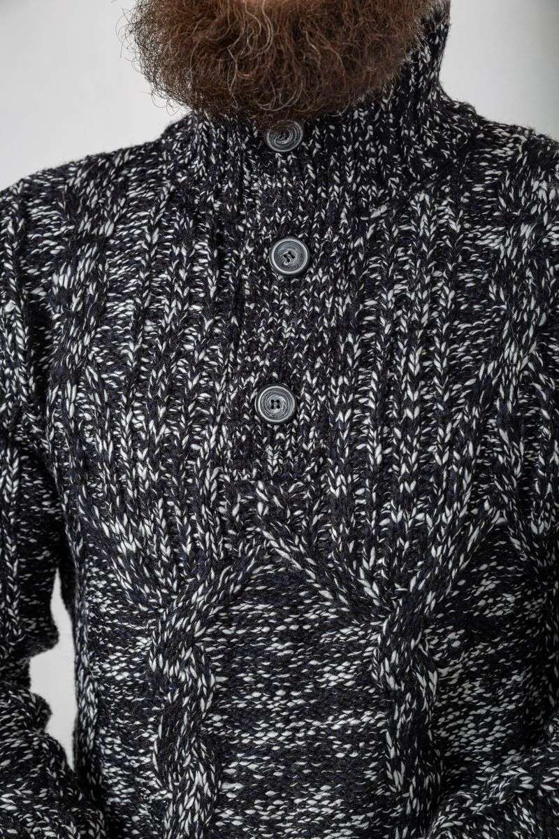 Свитер мужской, цвет черный, 214R10323 — изображение 5