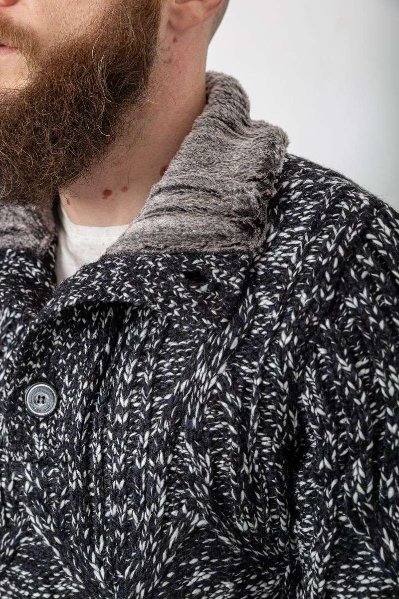 Свитер мужской, цвет черный, 214R10323 — изображение 6