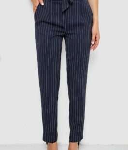 Штаны женские в полоску, цвет синий, 238RP85
