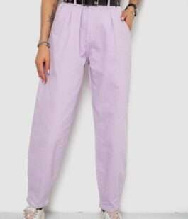 Джинсы женские баллоны, цвет сиреневый, 182R00269