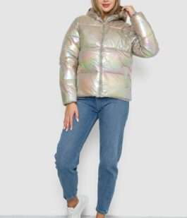 Куртка женская демисезонная плащевка, цвет бежевый, 243R2022-4