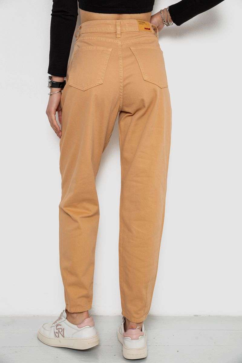 Джинсы женские, цвет темно-бежевый, 250R1574 — изображение 4