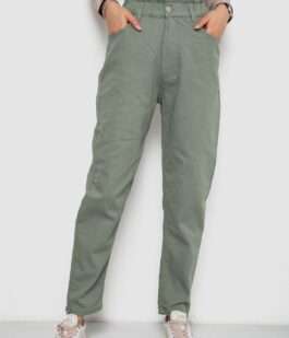 Джинсы женские, цвет оливковый, 250R1573