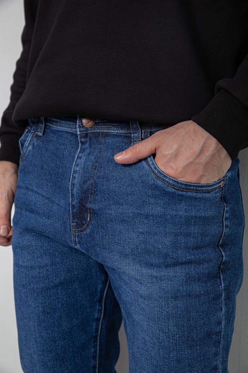 Джинсы мужские демисезонные, цвет синий, 243R8051 — изображение 5