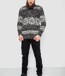 Свитер мужской, цвет коричневый, 214R10321