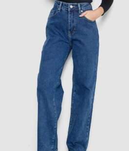 Джинсы женские на тонком флисе Palazzo, цвет синий, 207RV235-6