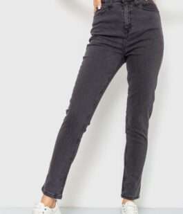 Джинсы женские skinny, цвет темно-серый, 186R0029