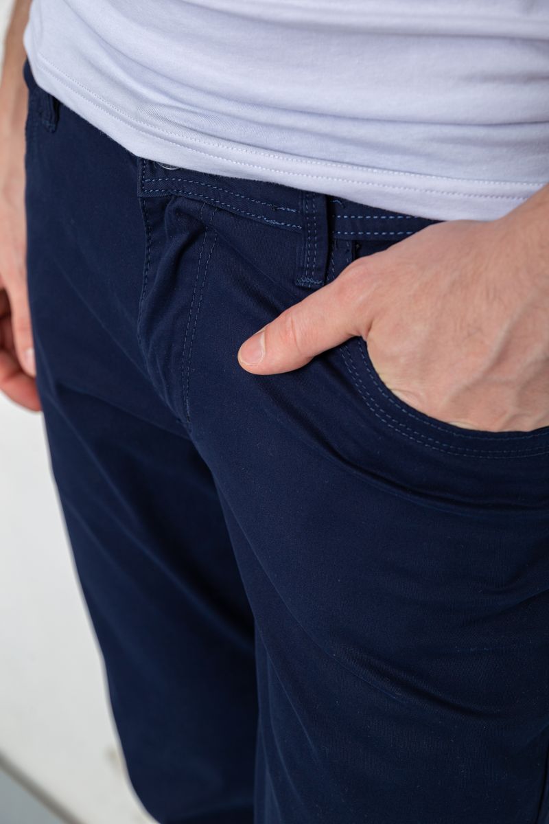 Брюки мужские, цвет темно-синий, 182R2041 — изображение 5