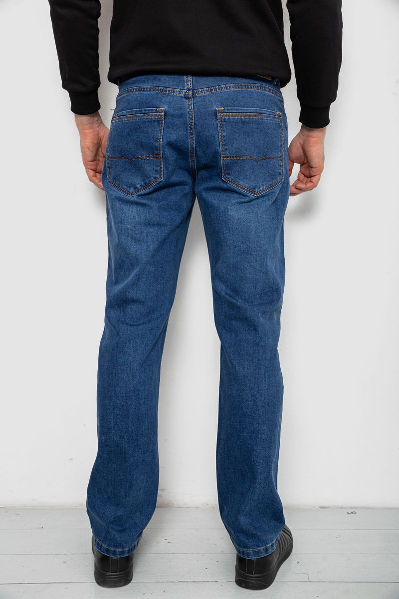 Джинсы мужские прямого кроя, цвет синий, 244R9909 — изображение 4