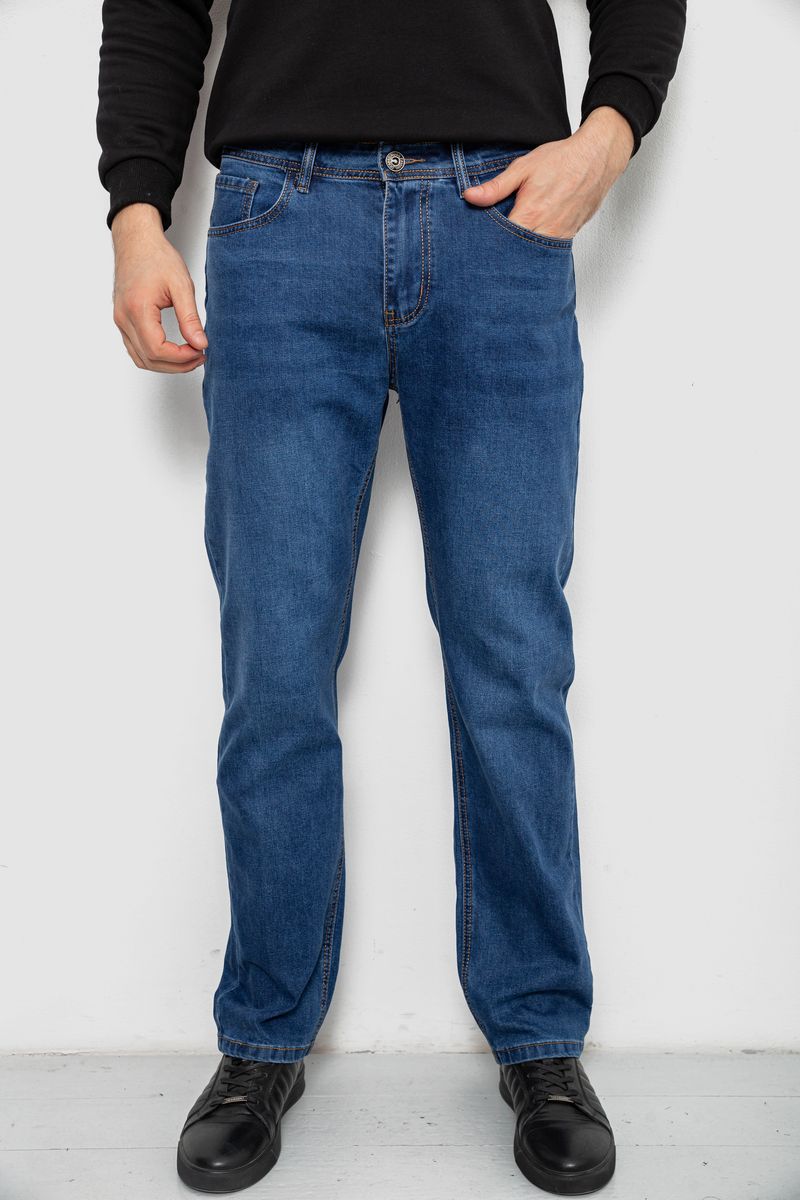 Джинсы мужские прямого кроя