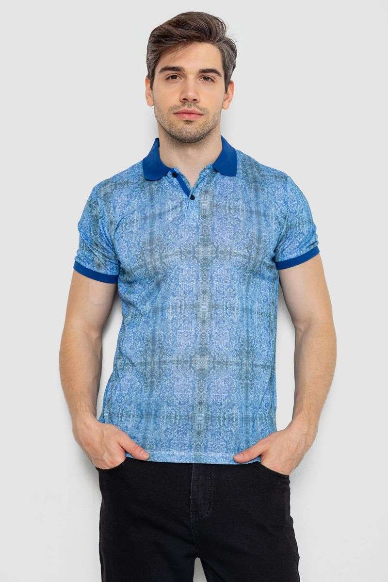 Поло мужское с принтом