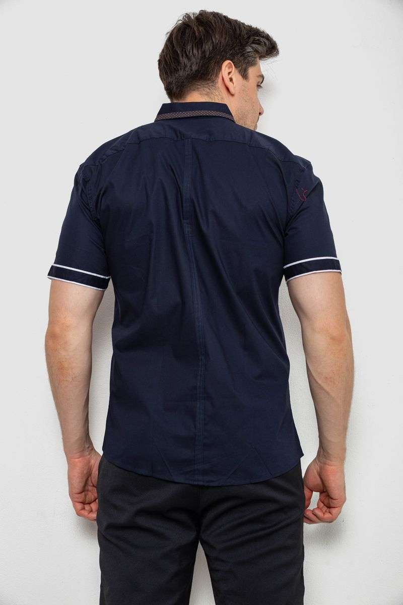 Рубашка мужская 214R7007, цвет Синий — изображение 4