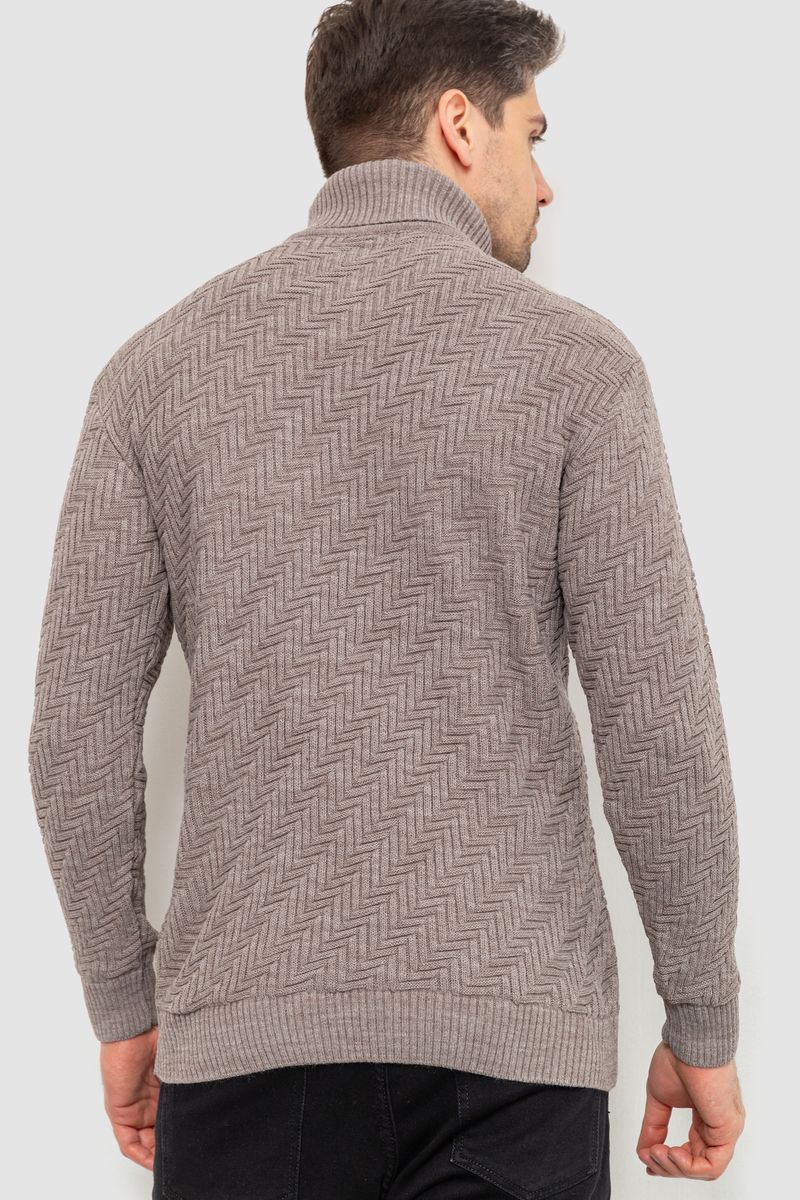 Гольф мужской, цвет мокко, 161R696 — изображение 4