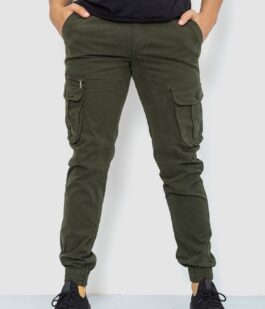 Брюки карго мужские, цвет хаки, 244R2073
