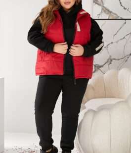Жилет женский демисезонный, цвет красный, 257R95