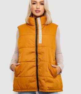 Жилет женский демисезонный, цвет коричневый, 257R95