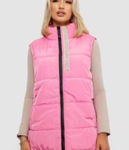 Жилет женский демисезонный, цвет розовый, 257R95