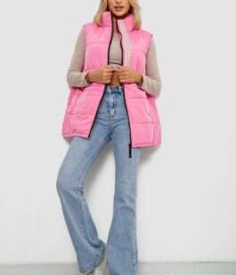 Жилет женский демисезонный, цвет розовый, 257R95