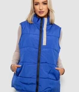 Жилет женский демисезонный, цвет электрик, 257R95