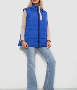 Жилет женский демисезонный, цвет электрик, 257R95