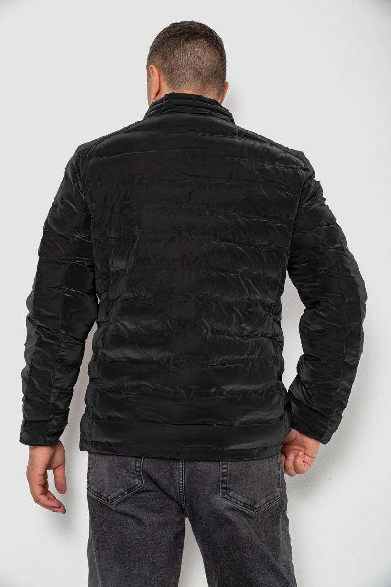 Куртка мужская демисезонная, цвет черный, 214R827К — изображение 4