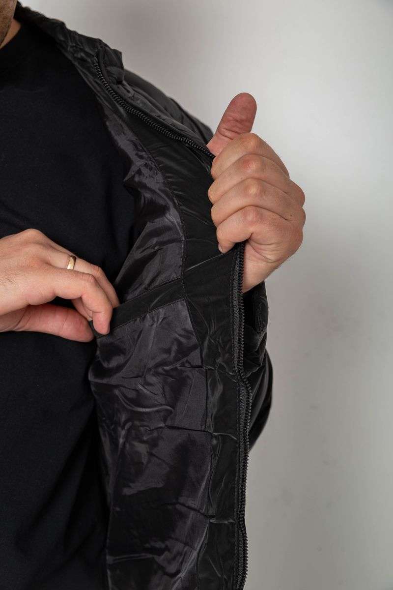 Куртка мужская демисезонная, цвет черный, 214R822К — изображение 5