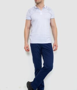 Брюки мужские, цвет синий, 182R2038