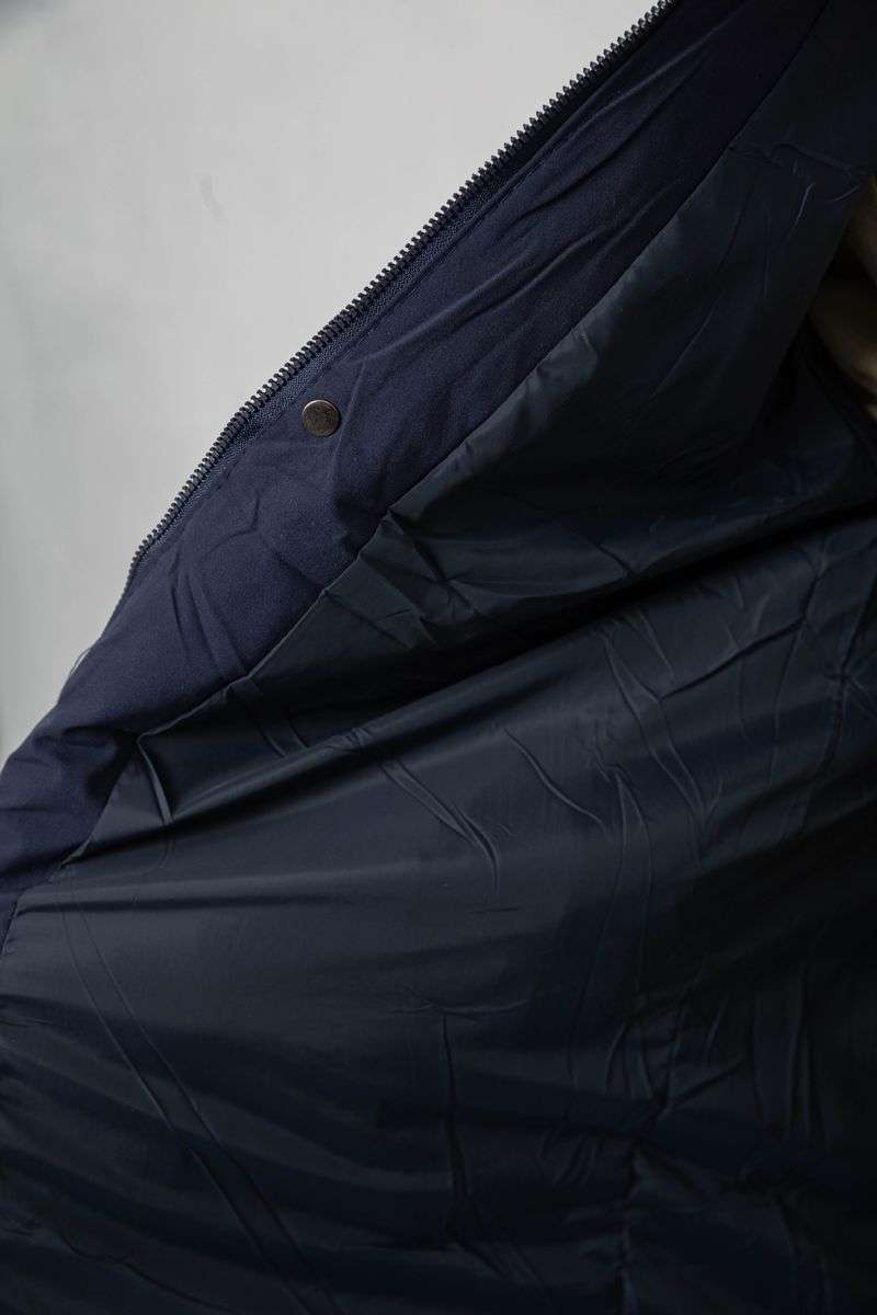 Куртка мужская зимняя удлиненная, цвет синий, 241R2022-21 — изображение 8