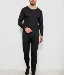 Термобелье мужское, цвет черный, 241R0107