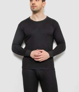 Термобелье мужское, цвет черный, 241R0107