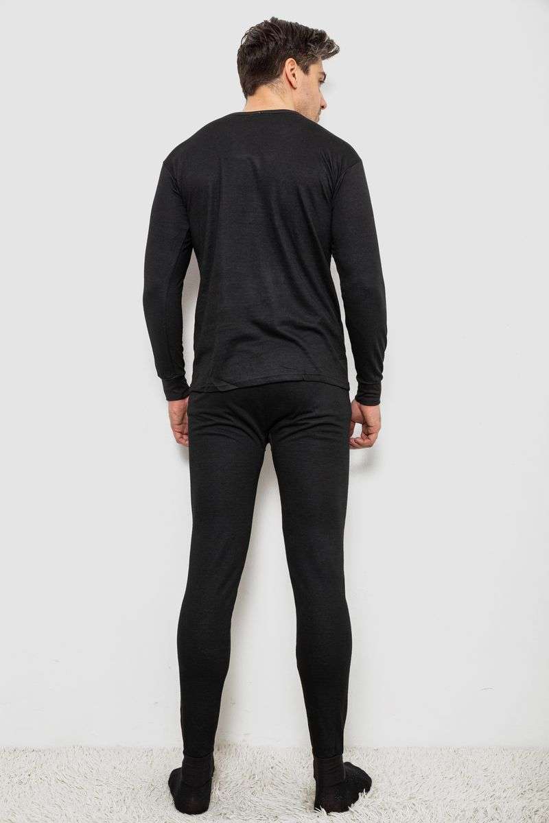 Термобелье мужское, цвет черный, 241R0107 — изображение 4
