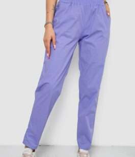 Брюки женские, цвет сиреневый, 238R316
