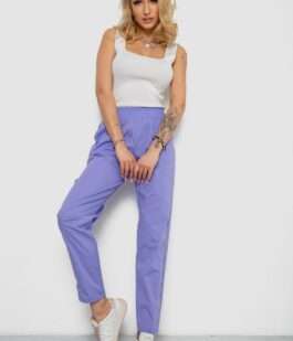 Брюки женские, цвет сиреневый, 238R316