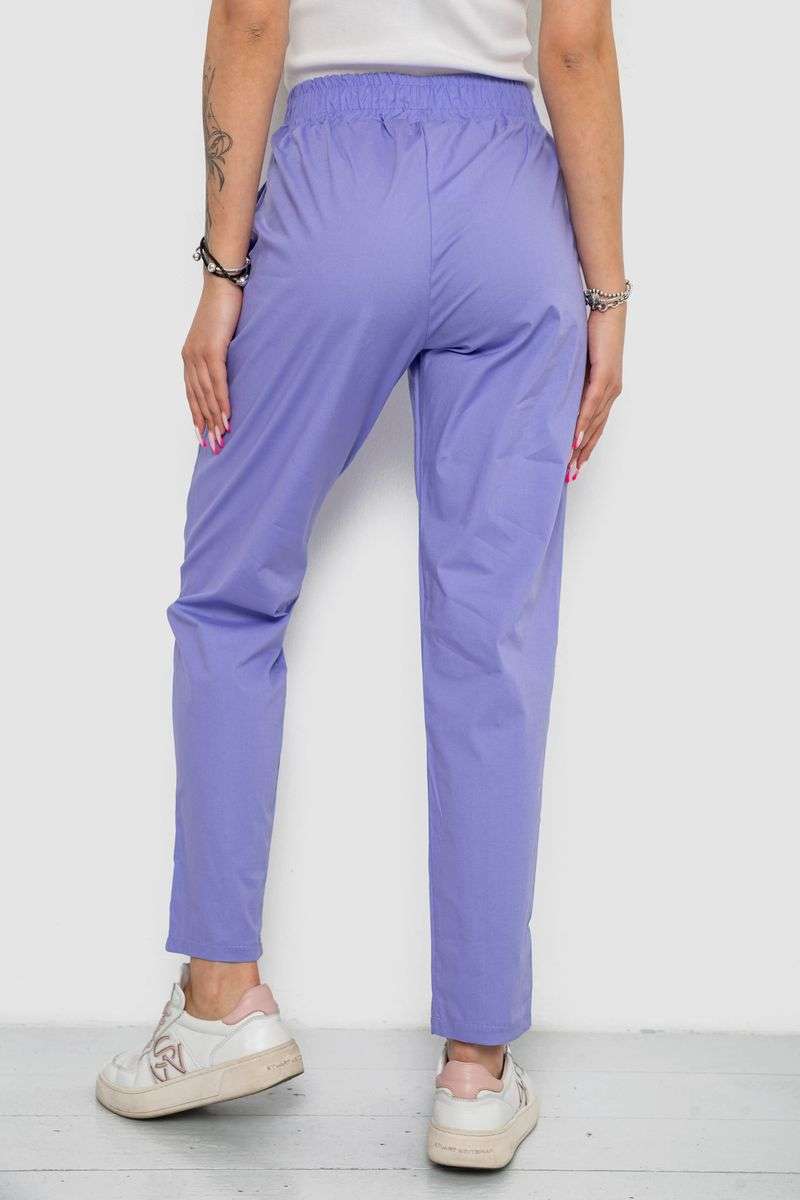 Брюки женские, цвет сиреневый, 238R316 — изображение 4