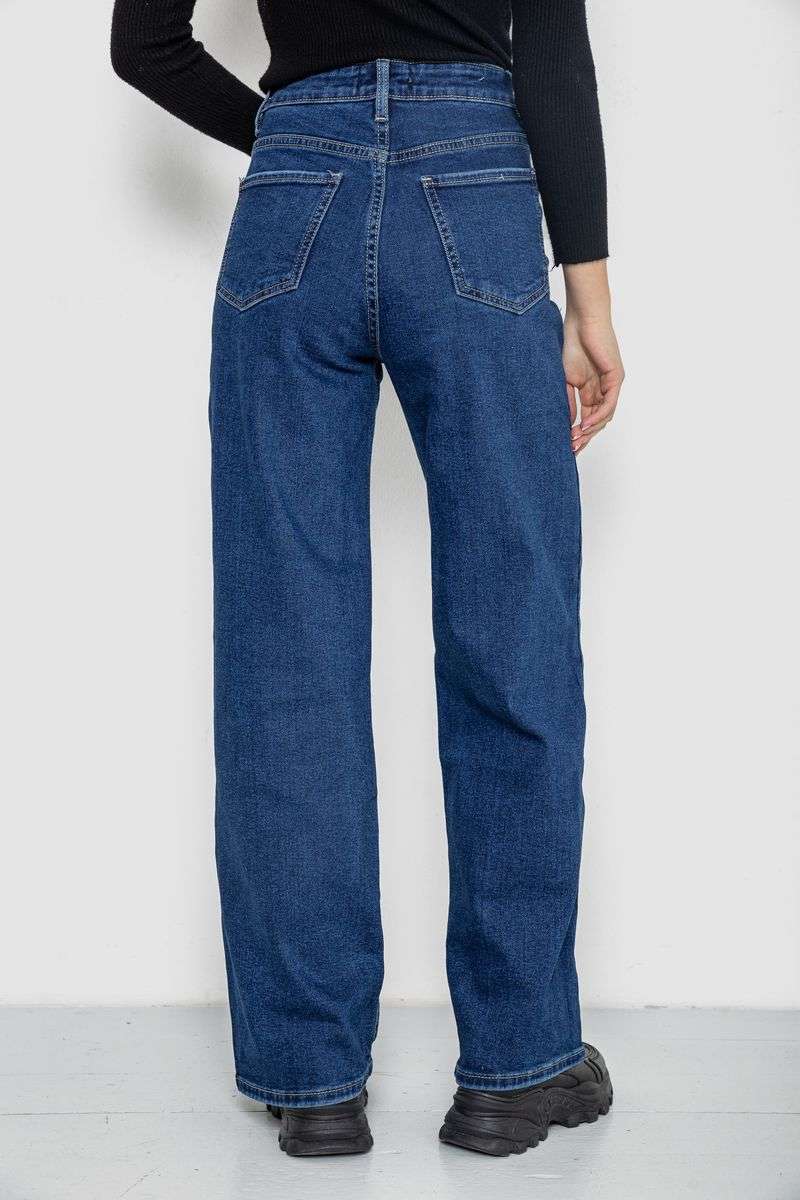 Джинсы женские утепленные Palazzo, цвет синий, 207RV230-5 — изображение 4