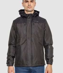 Куртка мужская демисезонная, цвет черный, 214R22013