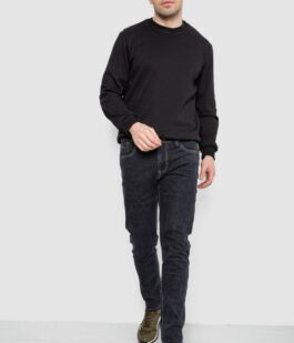 Джинсы мужские демисезонные, цвет серый, 243R8121