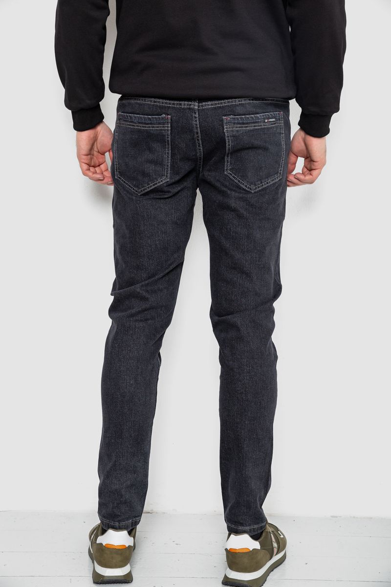 Джинсы мужские демисезонные, цвет серый, 243R8121 — изображение 4