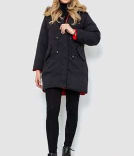 Куртка женская двусторонняя, цвет красно-черный, 129R818-555