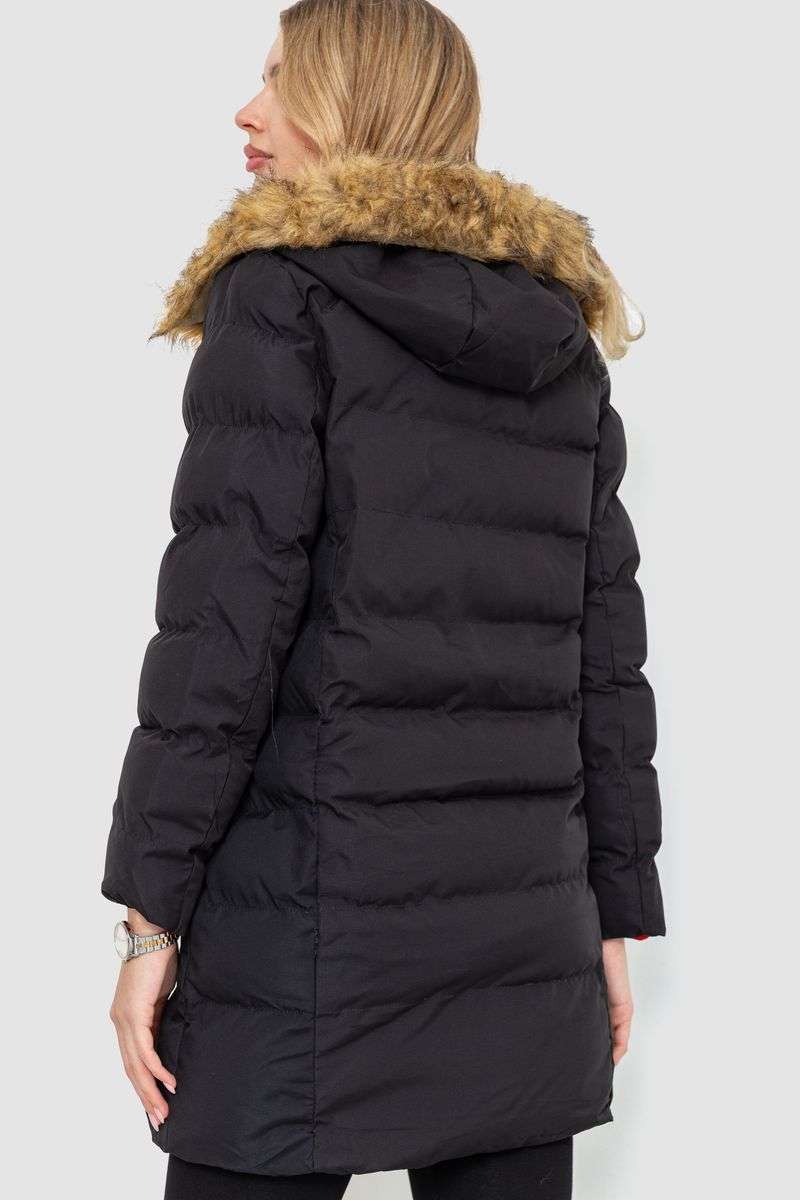 Куртка женская двусторонняя, цвет черно-красный, 129R818-555 — изображение 4