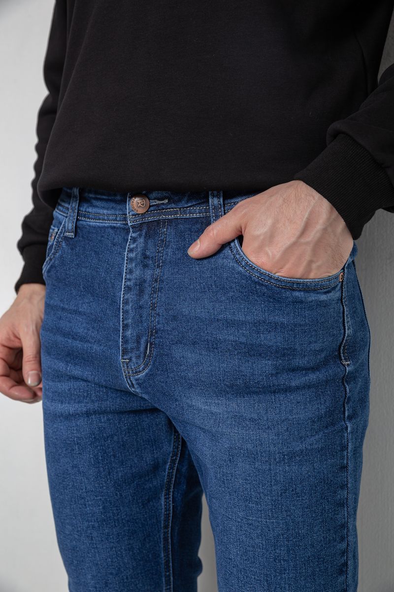 Джинсы мужские демисезонные, цвет синий, 243R8047 — изображение 5