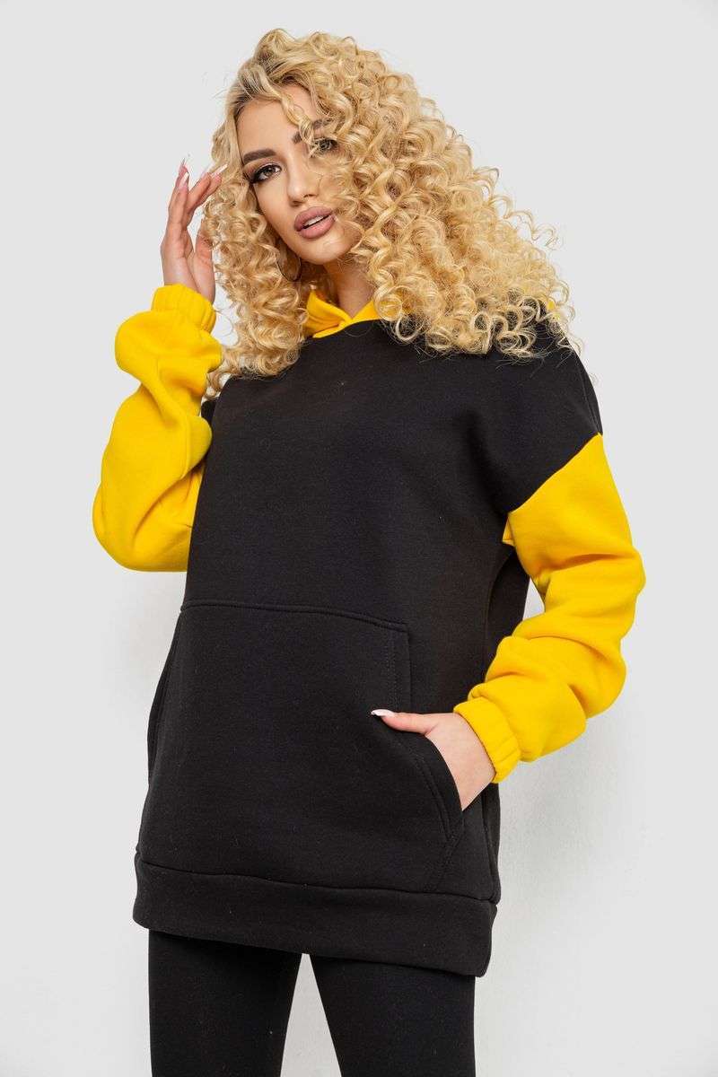 Худи женский трехнитка на флисе