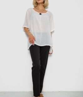 Блуза, цвет молочный, 244RM202