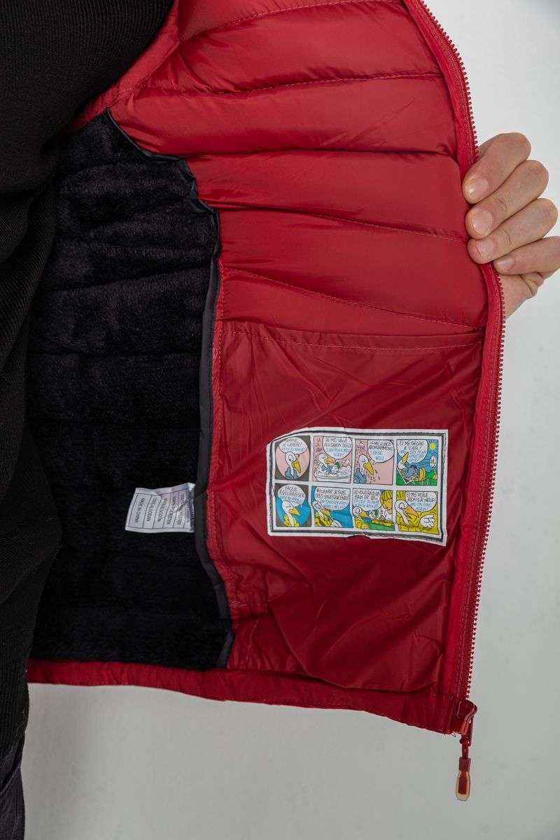 Жилетка мужская демисезонная, цвет бордовый, 244R777 — изображение 7