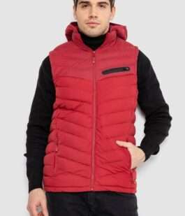 Жилетка мужская демисезонная, цвет бордовый, 244R777