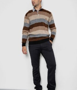 Брюки мужские классические, цвет черный, 244RFH305-1