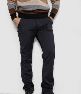 Брюки мужские классические, цвет черный, 244RFH305-1