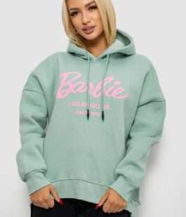 Худи женский утепленный, цвет оливковый, 244RK707