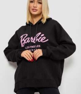 Худи женский утепленный, цвет черный, 244RK707